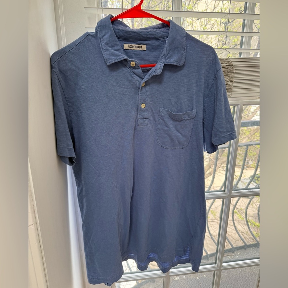 Goodthreads Men's Blue Polo Shirt